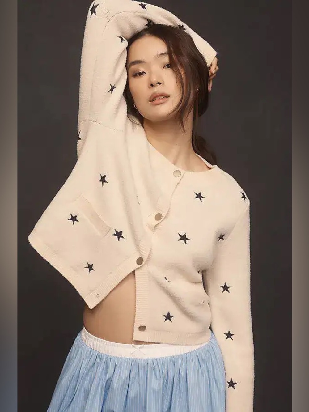 Anthropologie NVLT star lady cardigan
